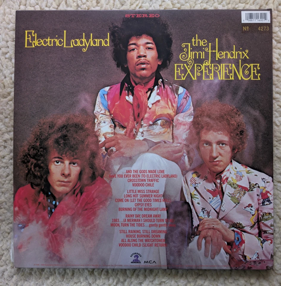 Jimi Hendrix Electric Ladyland remastered, 2x Mint vinyl ultrasonically cleaned Foto 2 de 4