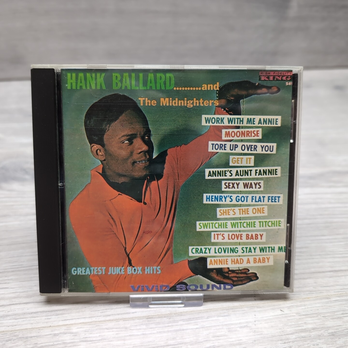 Hank Ballard & The Midnighters  -  Greatest Jukebox Hits - CD Album - 1988 King