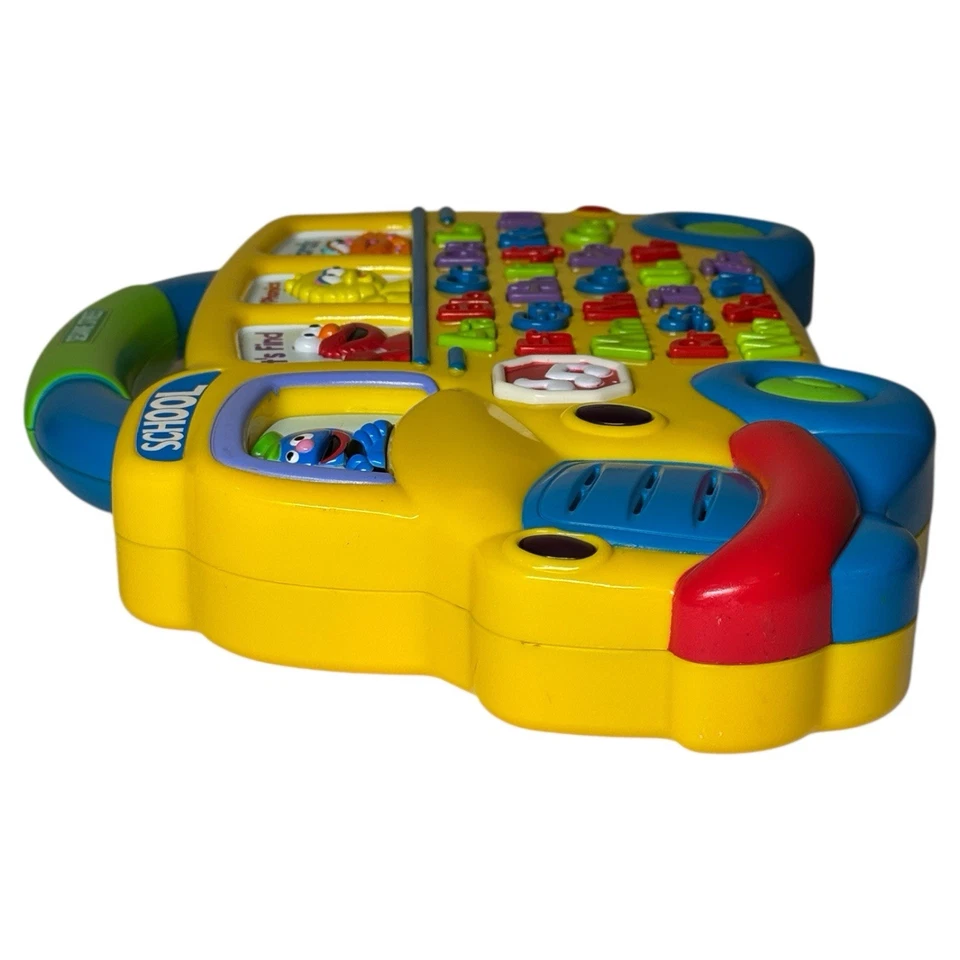 Autobús escolar Fisher Price Sesame Street Talking Alphabet 2000 raro juguete de colección Foto 3 de 4