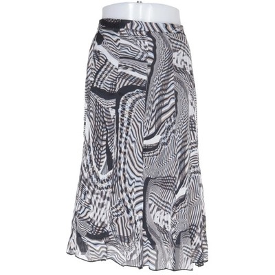 Line 6, Rock, Größe: 50, Schwarz/Weiß/Mehrfarbig, Polyester, Zebra, Damen #za4