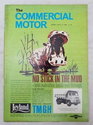 COMMERCIAL MOTOR MAGAZINE JUL 17 1964 VOL.119 NO. 3074 ''Leyland Super Comets''