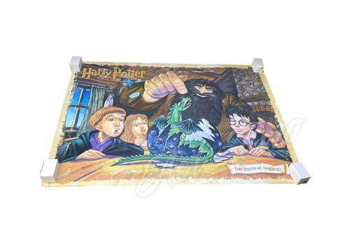 Vintage 2001 Harry Potter Hagrid Geburt von Norbert Original 35”x25” Poster UK - Bild 1 von 3
