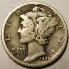 1929 D Mercury Dime F - VF   "Actual Coin Pictured - Not Cleaned"