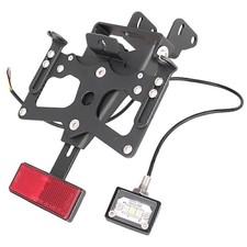 Portatarga LED Eliminatore Parafango Nero per SUZUKI GSXR1000 2007 2008