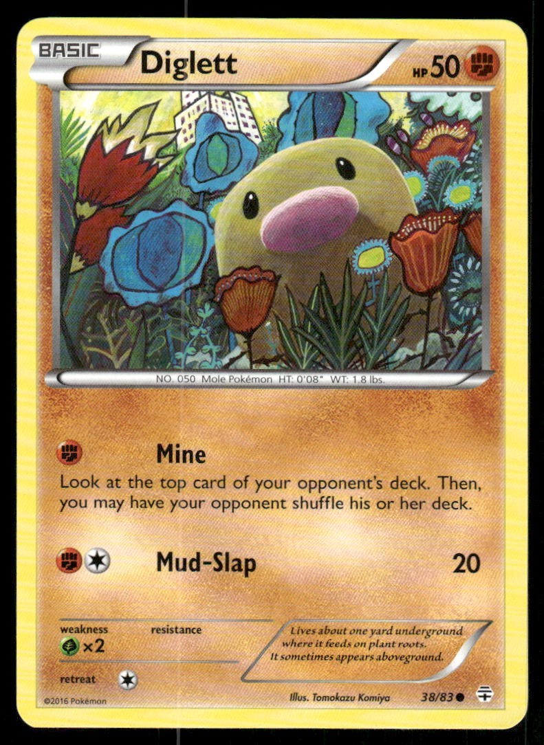 Pokémon TCG Diglett Diglett Common Regular