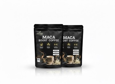 2-PACK Maca Boost Coffee | Instant Herbal Coffee Blend with Maca Root US SELLER!