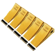 5PK 23 230 Series 23 230HX Bucket Teeth Dirt Teeth, 23P Flex Pins for Excavators
