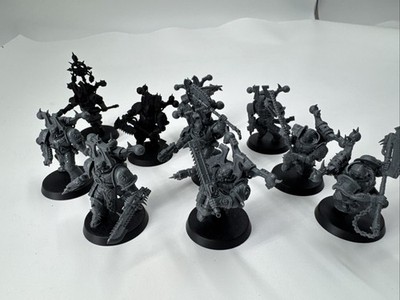 Warhammer 40k World Eaters Chaos Space Marines - 10x Khorne Berzerkers 