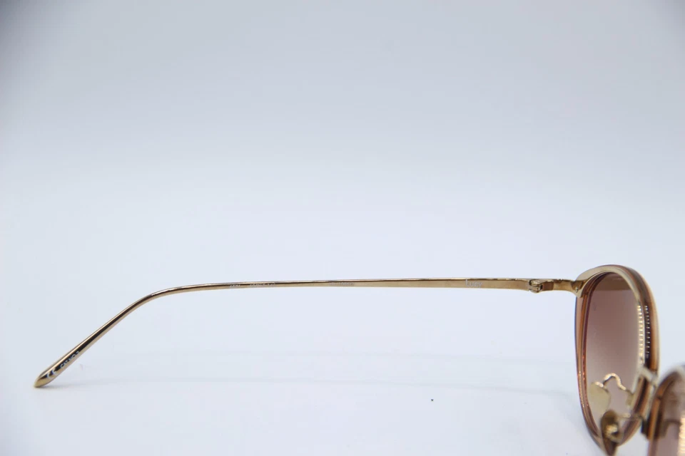 NEW LINDA FARROW 6571 LFL/1086/3 LUCY CLEAR BROWN AUTHENTIC SUNGLASSES 52-18 - Image 3 of 4