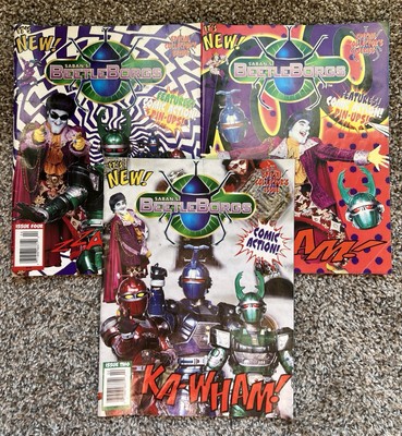 Saban's Beetle Borgs Special Collector Magazine Issues 2 3 4 1996 1997
