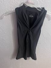 J Crew Womens Swim Rashguard Size XS Black Swim Swimwear