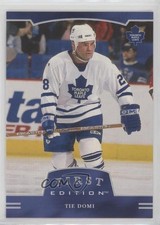 2002-03 ITG Be A Player First Edition Tie Domi #228 2k3