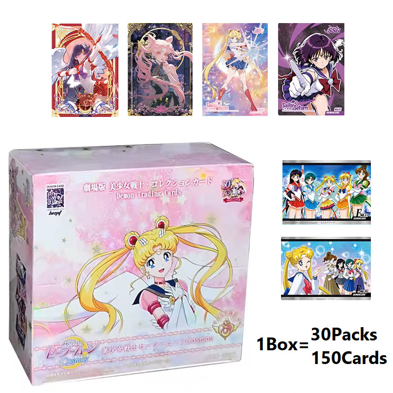 Sailor Moon Cosmos 2 Collection 150 Trading Card Booster Box Anime