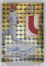 2018 Chronicles Spectra Rookie Jersey Gold Prizm 9/10 Nick Williams Auto 0t6a