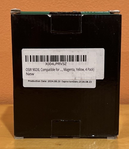 New Genuine HP 902XL 902 Black Color 4PK Ink Cartridges OfficeJet Pro 6954 - Afbeelding 3 van 4