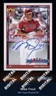 Topps Bunt DIGITAL Card - Mike TROUT - ICONIC - Auto - 1991 Topps Baseball 26