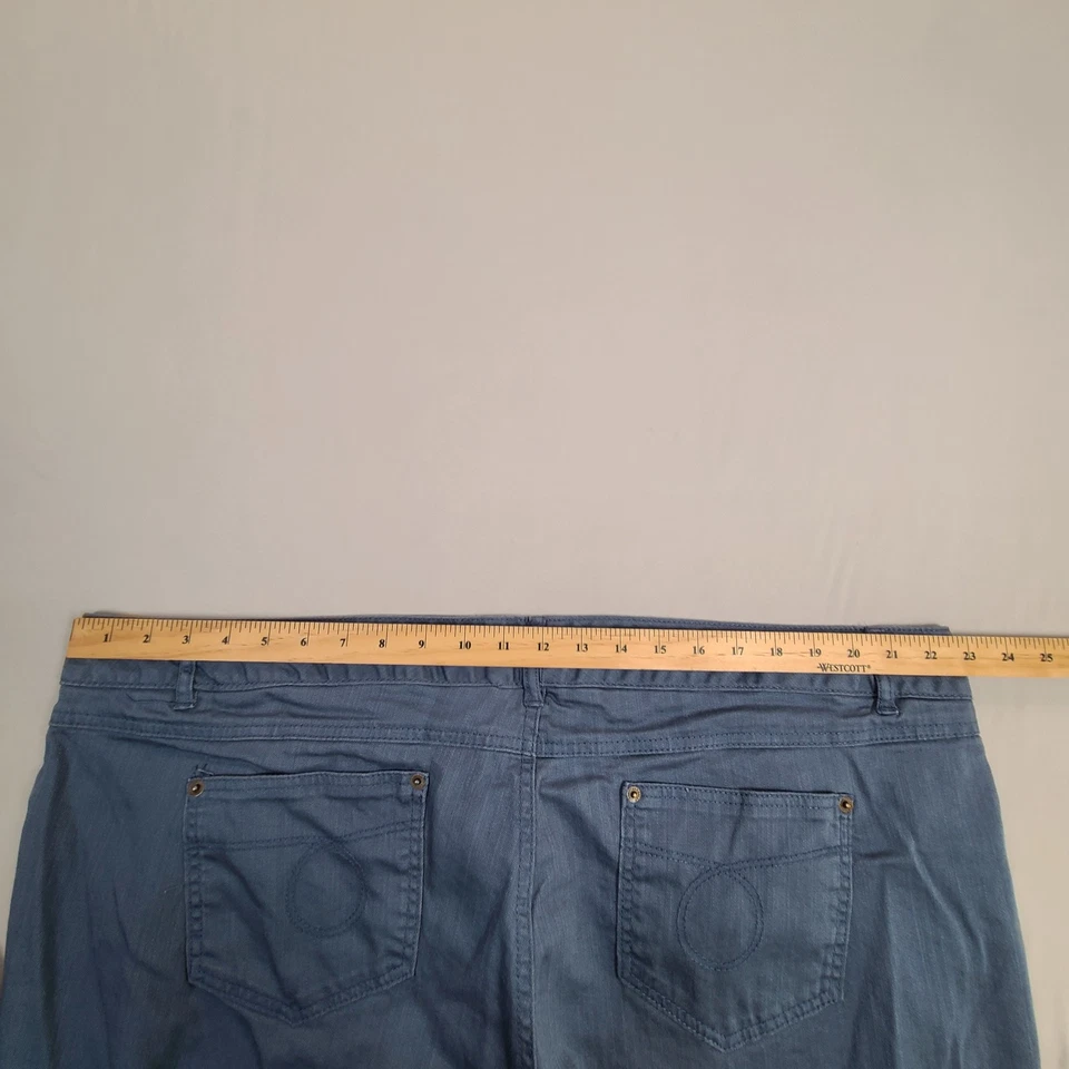 Pantalones Caribbean Joe para mujer 24 grises informales cómodos al aire libre elegantes damas Foto 3 de 4