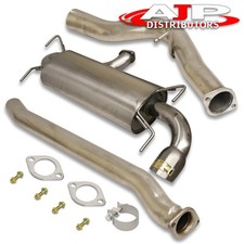 Godsnow 3 Stainless Steel Catback Exhaust 4 Gray Tip For 2008-2014 Subaru Wrx