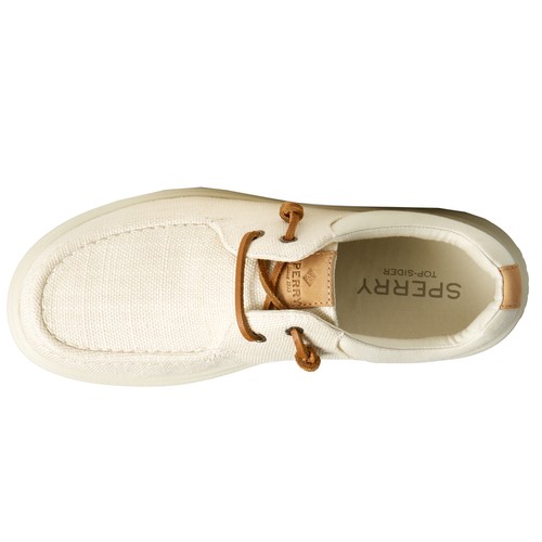 Sperry Captain's Hanf Slipper Damen cremeweiß Ballerinas Freizeit STS88239 - Bild 4 von 5