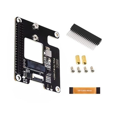 1 Set For Raspberry Pi 5 Generation Pcie To M.2 Adapter Board Nvme Protocol SSD