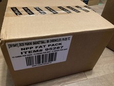 2019-20 Panini Chronicles NBA Fat Pack Case 12 boxes 144 Packs SEALED Ja Zion RC