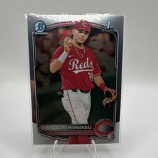 Topps 2025 Bowman Chrome Prospects 1st Bowman Ichiro Cano Hernandez #BCP-18 Reds