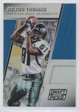 2016 Panini Prizm Collegiate Draft Picks Blue Prizm Julius Thomas #56 d0l