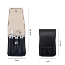 Stainless Steel Nail Clipper Set 6 Piece Nail Trimming Portable Purses Gift DPLH