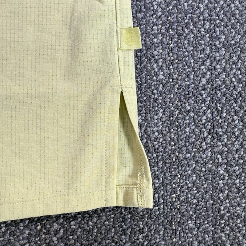 Lululemon Airing Easy Camp Collar Shirt Mens Medium Finch Yellow Preppy LM3EIES - Picture 12 of 23