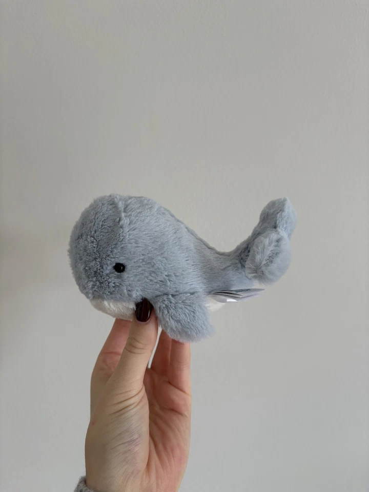 Jellycat Grey/blue Wavelly Whale Soft Toy rare and Retired plush - Image 2 of 4