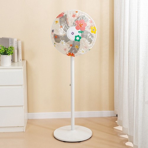 Printed Pattern Fan Protective Cover Fully Enclosed Electric Fan Dust Cover - Photo 9/11