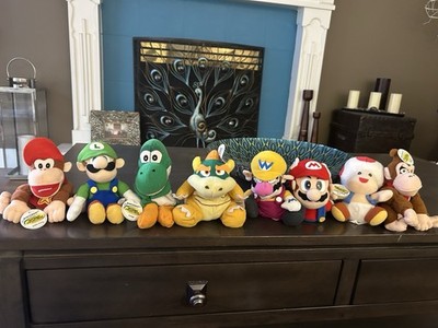 Vintage 6'' Plush Nintendo N64 BeanBag Figures Set of 8  NEW