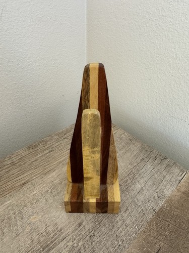 Vintage Brillenhalter Nasenständer Multi Holz 6,75" - Bild 7 von 10