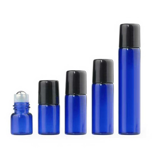 1ml - 10ml Roller Bottles for Perfume with Plastic Metal Ball Roller Bulk Buy - Picture 11 of 12