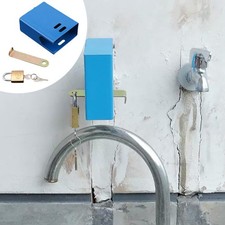 Secure Metal Faucet Lock Cover with Keys for Outdoor and Kitchen Tap Protection