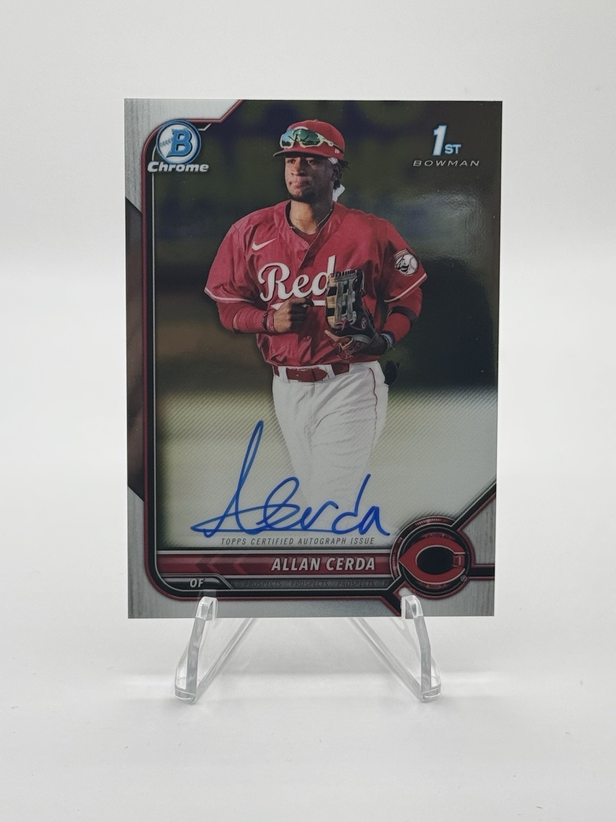 2022 Bowman - Chrome Prospect Autographs Allan Cerda #CPA-AC (AU, RC)