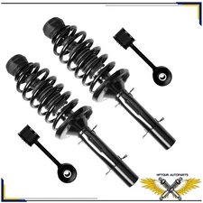 Complete Front Struts Sway Bar End Links For VW Beetle 01-10 Jetta Golf 01-05