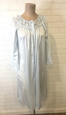 Vintage Gilead Nightgown  Baby Blue Nylon  Lace  Womens Small  Elegant