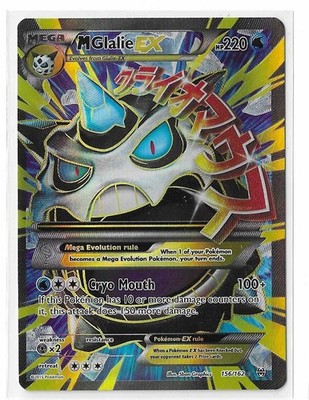 M Glalie EX 156/162 Breakthrough XY Full Art FA Ultra Rare Pokemon