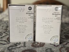 80 juegos de invitaciones wilton - imprime tus propias invitaciones de boda fiestas/duchas