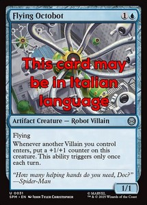 MTG 4x FLYING OCTOBOT EXC - OCTOBOT LENKRAD 31 - SPM - MAGIC