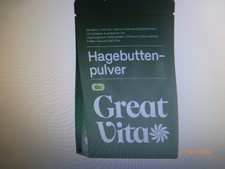 GreatVita Bio Hagebuttenpulver 400g | Hagebutte gemahlen | 100% naturrein