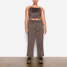 SKIMS Velour Track Pant Amethyst XL