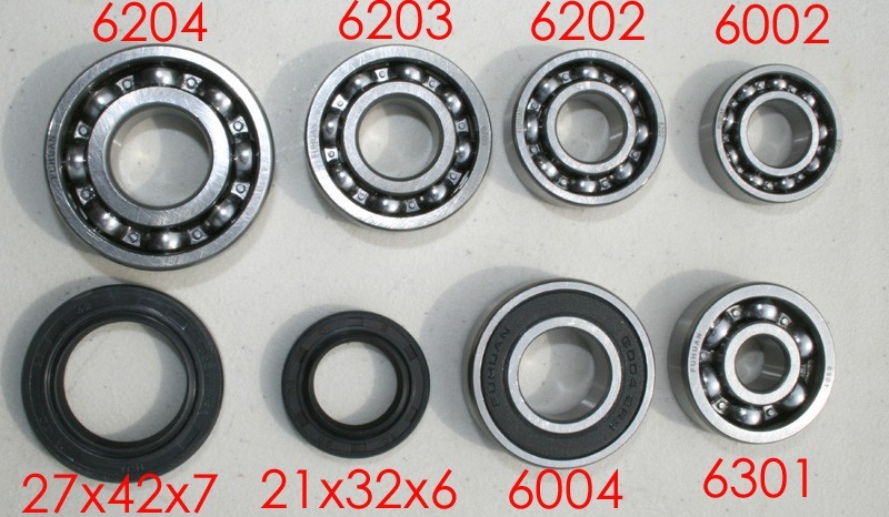 GY6 150cc - 232cc SCOOTER GEARBOX TRANSMISSION BEARING AND SEAL REPAIR KIT