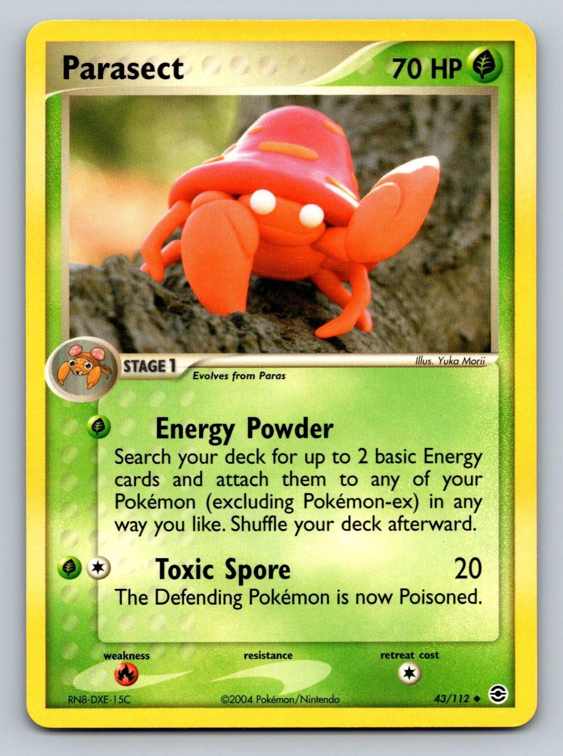 Parasect FireRed & LeafGreen 43/112 UC NM Pokemon