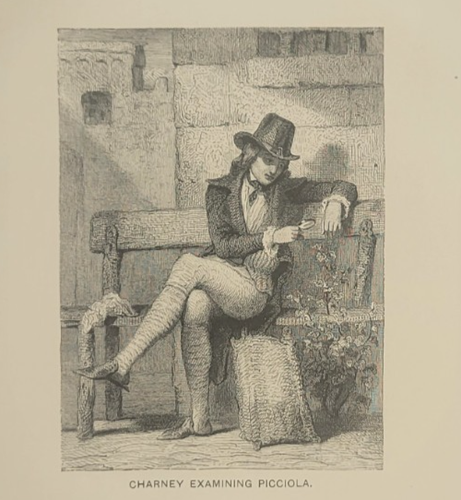 19th Century Charnay Examining Picciola Etching Print 8.5"x11" 1892 AP3 - Picture 3 of 5