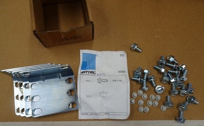 RITTAL PS 4582 / PS-4582 MOUNTING KIT W/ 24) M8 x 16mm Bolts & Brackets (105)