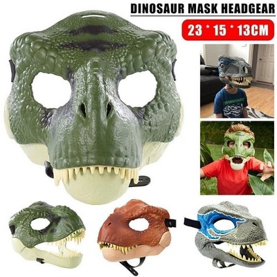 Jurassic Park Velociraptor Blaue Dinosaurier Maske Raptor Maske