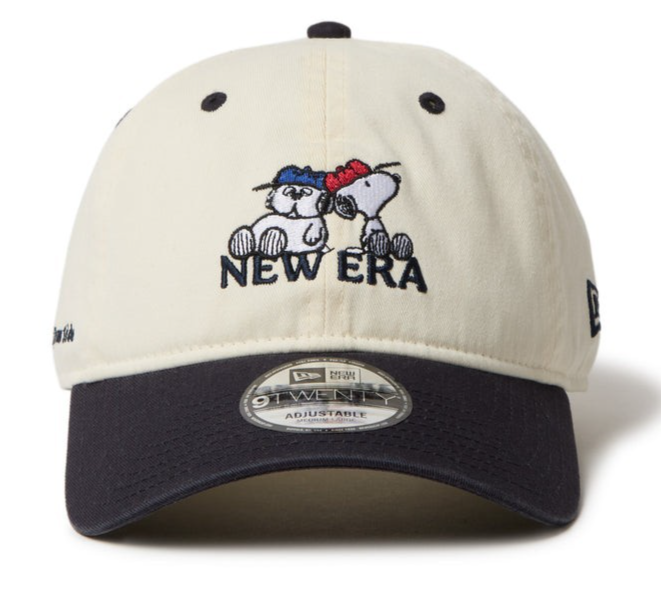 Peanuts SNOOPY AND OLAF New Era 9TWENTY Cap White Navy 14682619