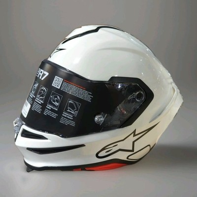 Alpinestars Supertech S-R7 Solid Helmet ECE06/DOT, White Glossy 8202126-2180-XL